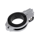 Anti-slip Bike Bicycle Cycle Motorcycle Mount Holder for Universal Mobile Phone Clip Stand Silver