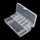 11 Slots Plastic Storage Box Case Home Organizer Earring Jewelry Container Fishing Lure Tackle Box