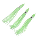 3xSoft Fishing Lure Squid Octopus Skirt Lures Freshwater Tackle Growing Bait