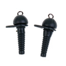 60Pcs/lot Safety Sleeves Rig Rings Fishing Terminal Rigs & Rolling Swivels