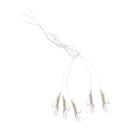1 Pack Sabiki 5 Shrimp Rigs Glitter Glow in the Dark Fish Saltwater Fishing Bait Baits Lure Size 2