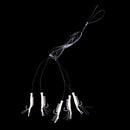1 Pack Sabiki 5 Shrimp Rigs Glitter Glow in the Dark Fish Saltwater Fishing Bait Baits Lure Size 2