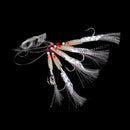 5 Pieces/Pack New Sabiki Soft Fishing Lure Rigs Bait Jigs Lure Soft Lure Worn String Crystal 3/0