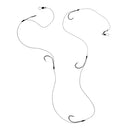 Fishing Tackle Sabiki Bait Rig Barbed Hooks