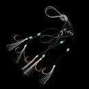 Sabiki Soft Fishing Lure Flatties Bass Mackerel Rigs Bait Jigs Lure Soft Lure Worn String Barbed Hook Size 17 Fishing Lures