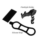 Bike Flashlight Torch Clamp Clip Mount Bracket Tie Strap Bicycle Accessories