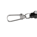 Portable Fishing Tool Carabiner Clip Zinger Retractor with Measure Tape 1m