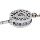 Portable Fishing Tool Carabiner Clip Zinger Retractor with Measure Tape 1m