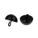 20pcs Boilie Bait Hair Rig Stops Barbel Carp Fishing Terminal Tackle Black