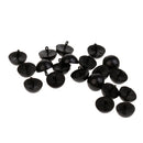 20pcs Boilie Bait Hair Rig Stops Barbel Carp Fishing Terminal Tackle Black