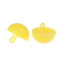 20pcs Boilie Bait Hair Rig Stops Barbel Carp Fishing Terminal Tackle Yellow