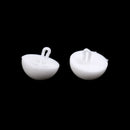 20pcs Boilie Bait Hair Rig Stops Barbel Carp Fishing Terminal Tackle White