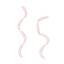 120Pcs/box Soft Fishing Lures Maggots Grubs White Worms Smell Baits Vivid