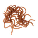 20Pcs/box Artificial 9cm Earthworm Clam Worms Soft Baits Smell Fishing Lures