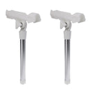 2Pcs Angle Adjustable Single Outrigger Rod Holder Boat Fishing Rod Pole Tube