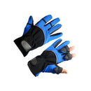 Outdoor Sports Fishing Gloves Non-slip Friction Palm Warm Breathable 3 Low Cut Fingers Gloves