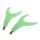 2Pcs Fishing Rod Holder Luminous Green Rod Pod Rest Gripper Stand 8mm Thread