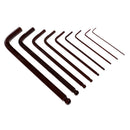 Long Arm Ball End Hex Key Wrench Set Bicycle Cycling Bike MTB Bicycle Repair Tool Set Kits with Tool Holder