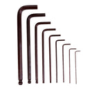 Long Arm Ball End Hex Key Wrench Set Bicycle Cycling Bike MTB Bicycle Repair Tool Set Kits with Tool Holder