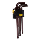 Long Arm Ball End Hex Key Wrench Set Bicycle Cycling Bike MTB Bicycle Repair Tool Set Kits with Tool Holder