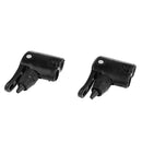 2 Pieces Universal Bicycle Tire Inflator for Presta and Schrader Valves Black