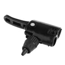 2 Pieces Universal Bicycle Tire Inflator for Presta and Schrader Valves Black