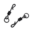 12Pcs Carp Fishing Tackle Quick Change Swivels Rig Tube Hook Lures Connector