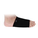 1 Pair Arch Support Sleeves Braces Plantar Fasciitis Gel Cushion Pad Insole Heel Pain Relief Orthotic One Size Black