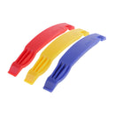 3 Pieces Bicycle Tire Lever - Premium Hardened Plastic Tyre Levers to Repair Bike Tube - Must Have Tool Kit for Road Bicyclist - Including 3 Colors (Red/Yellow/Purple)
