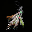 Sabiki Fishing Lure Rigs Bait Jigs Lure Soft Lure String Crystal Barbed Hook with Barrel Swivel