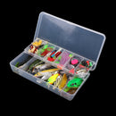 106Pcs/lot Fishing Lures Kit Mixed Soft & Hard Lures Spoon Baits Accessories