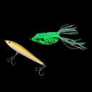106Pcs/lot Fishing Lures Kit Mixed Soft & Hard Lures Spoon Baits Accessories