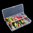 105Pcs Fishing Lures Kit Soft Hard Baits Hooks Fishing Accessories Assorted
