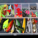 105Pcs Fishing Lures Kit Soft Hard Baits Hooks Fishing Accessories Assorted