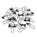 20Pcs Zip Slider High-strength Fishing Line Sinker Slider Slides with Duo-lock Snap
