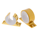 2Pcs Stainless Steel Fishing Rod Hanger Holder Pole Lock Hanger Bracket Gold