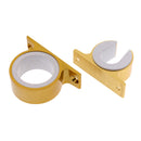2Pcs Stainless Steel Fishing Rod Hanger Holder Pole Lock Hanger Bracket Gold