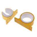 2Pcs Stainless Steel Fishing Rod Hanger Holder Pole Lock Hanger Bracket Gold