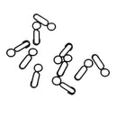 10pcs Mini Carp Fishing Quick Link Clips Round Head Snap Safty Connector Pin