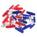 20Pcs Zip Slider High-strength Fishing Line Sinker Slider Slides with Hooked Snap S & L