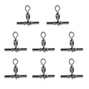 8 Pieces Fishing Crimp Swivels Cross-line Crane Swivel Tackle Connector Fishing Accessories 2