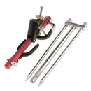 Stainless Steel Folding Fishing Rod Pole Holder Ground Support Stand Foldable Fishing Pole Tool, Adjustable Angle