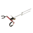 Stainless Steel Folding Fishing Rod Pole Holder Ground Support Stand Foldable Fishing Pole Tool, Adjustable Angle