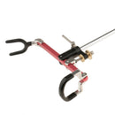 Stainless Steel Folding Fishing Rod Pole Holder Ground Support Stand Foldable Fishing Pole Tool, Adjustable Angle