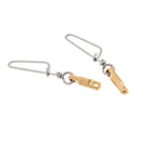 2pcs High Strength Swivels Fishing Ball Bearing Swivel with Coastlock Snap Connector Sea Coarse Fishing Tackle