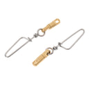 2pcs High Strength Swivels Fishing Ball Bearing Swivel with Coastlock Snap Connector Sea Coarse Fishing Tackle