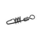 20pcs Fishing Swirl Swivel Copper Swirl Snap Lure Connector Fishing Tackle
