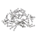 50Pcs Fishing Tackle Braid Knotless Connectors Fishing Line Wire Connector