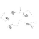 5 Pieces Silver Spinnerbait Blade Fishing Tool Spinnerbait Fishing Accessories