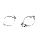 Stainless Steel 34.9mm Vintage Old School Bicycle Clamp-On Brake Cable Housing Clips
